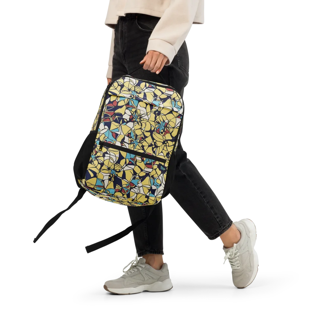 Sunlit Mosaic on Utility Backpack — Front