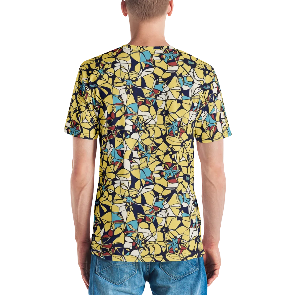 Sunlit Mosaic on Men's Crew Neck T-Shirt — Back