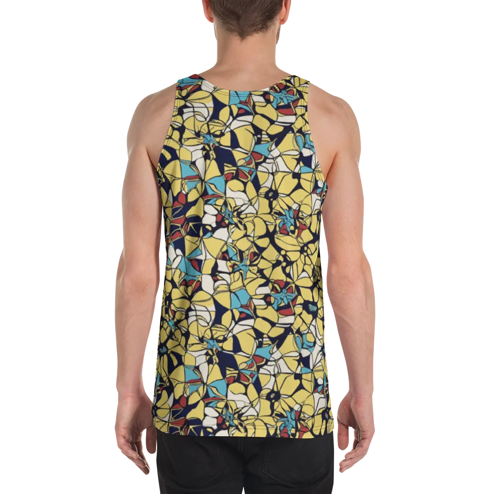 Sunlit Mosaic on Men's Tank Top — Back