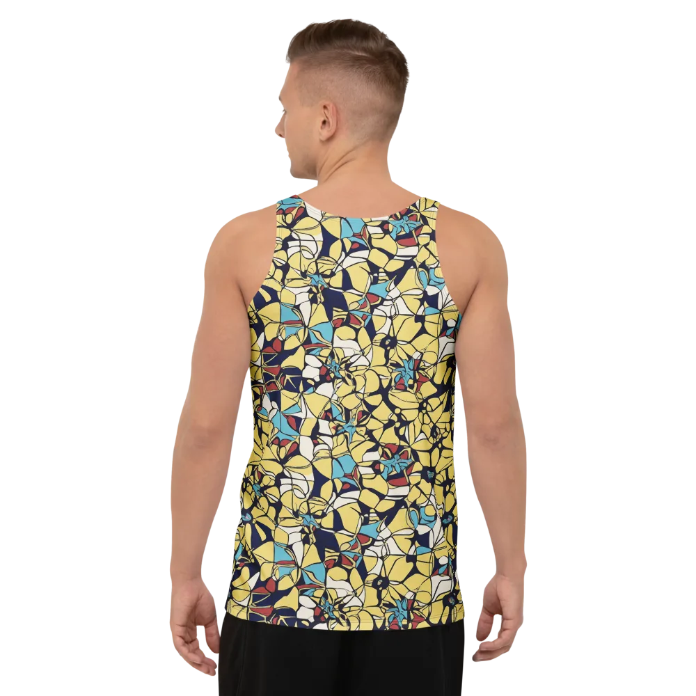 Sunlit Mosaic on Men's Tank Top — Back