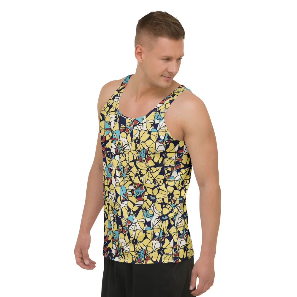 Sunlit Mosaic on Men's Tank Top — Left Front