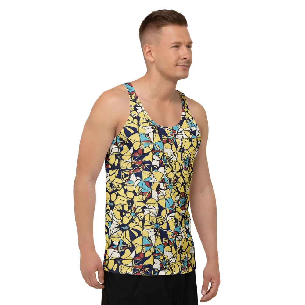 Sunlit Mosaic on Men's Tank Top — Right Front