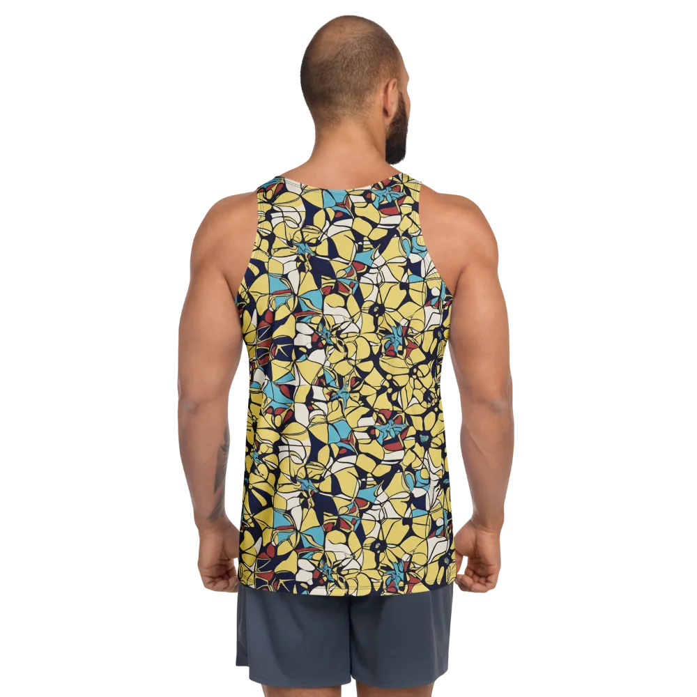 Sunlit Mosaic on Men's Tank Top — Back