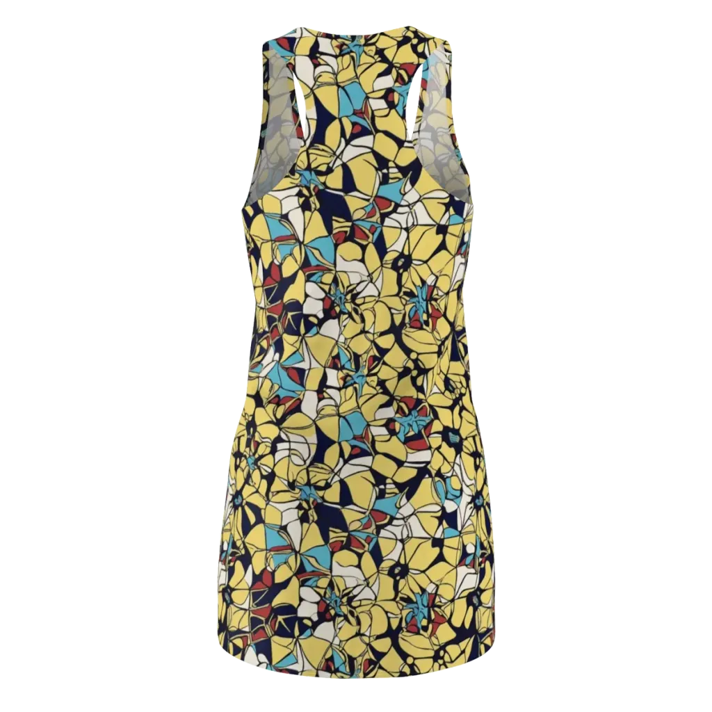 Sunlit Mosaic on Racerback Dress — Back