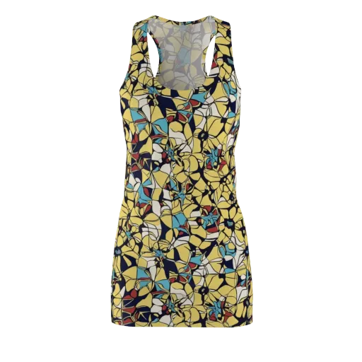 Sunlit Mosaic on a Racerback Dress