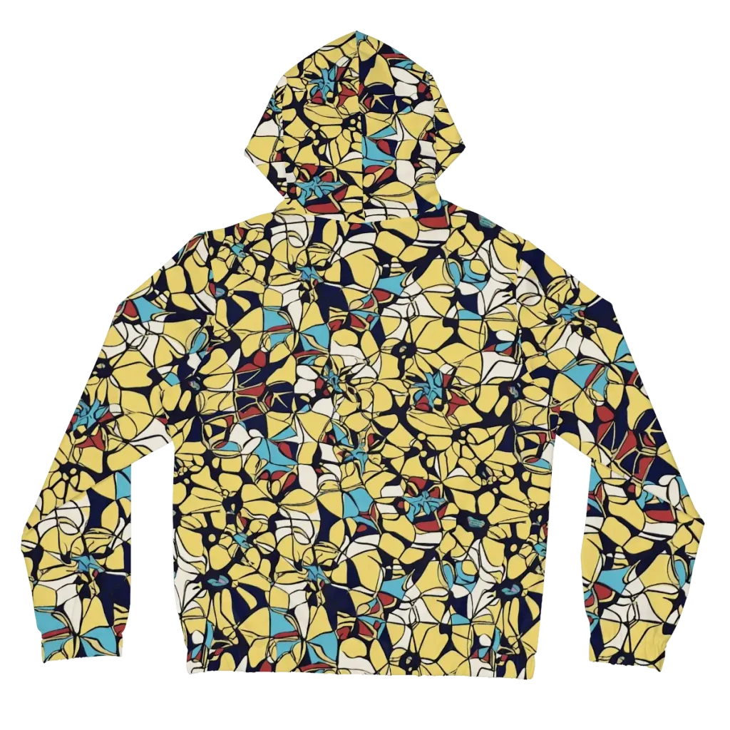 Sunlit Mosaic on Women's Full-Zip Hoodie — Back