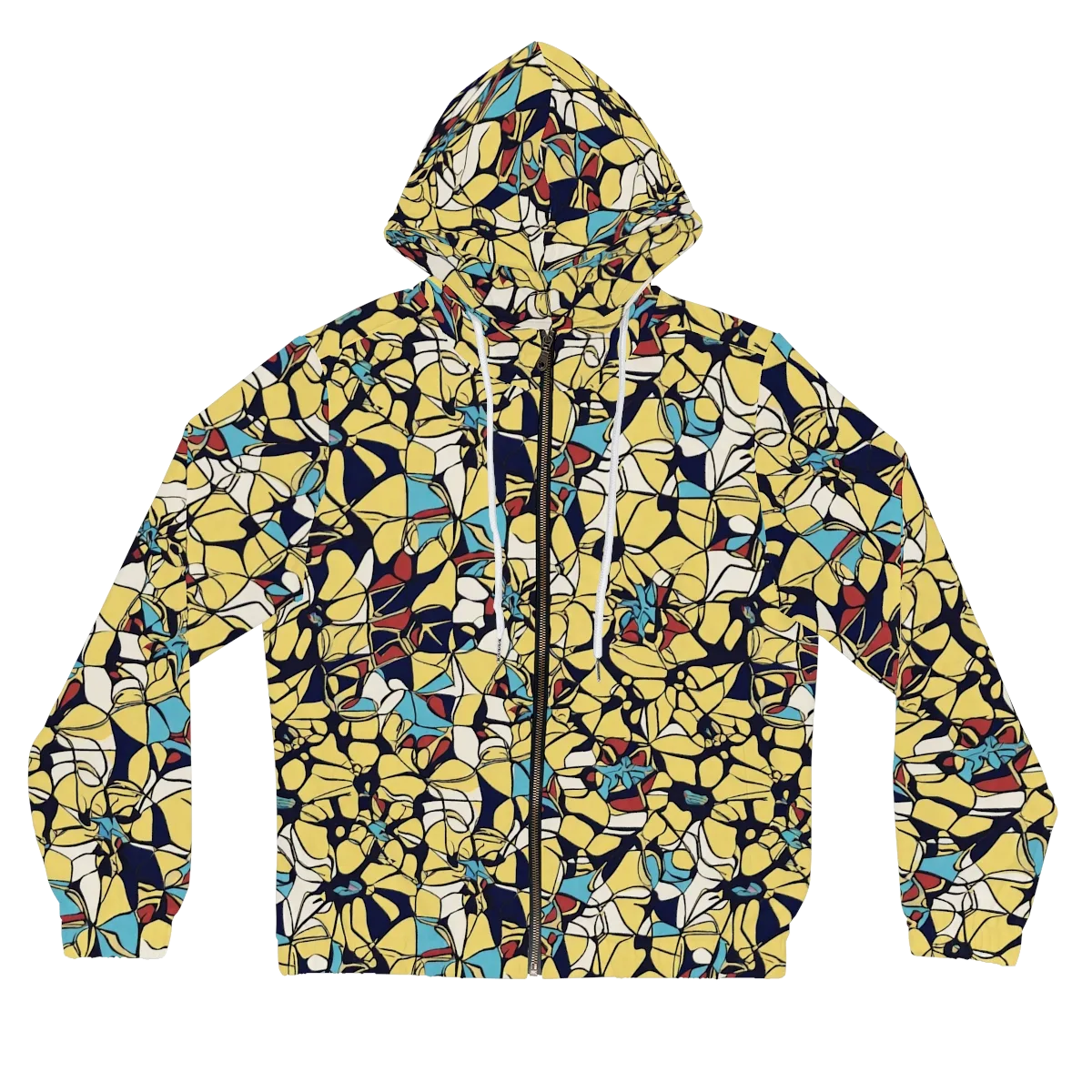 Sunlit Mosaic on Women's Full-Zip Hoodie — Front