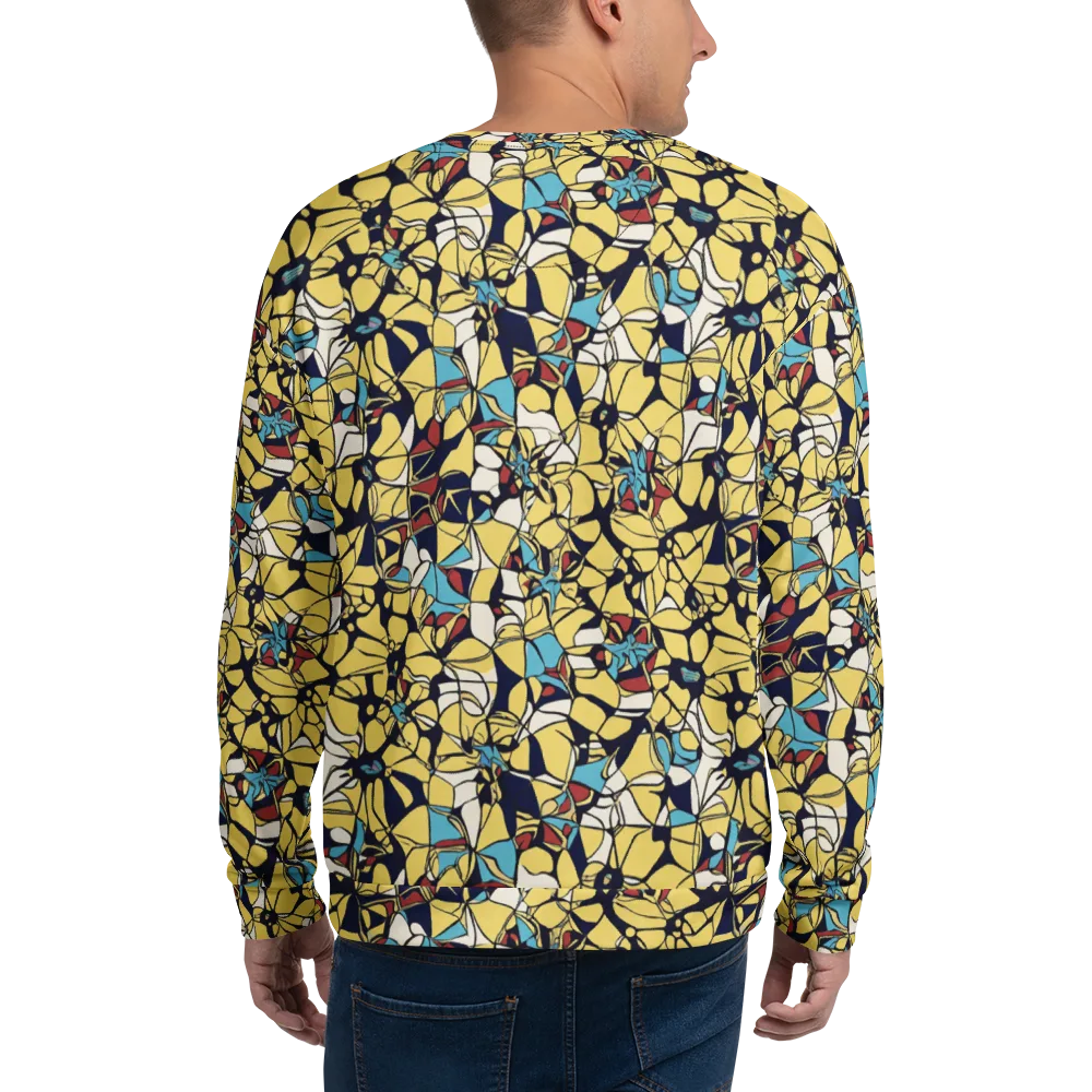 Sunlit Mosaic on Sweatshirt — Back
