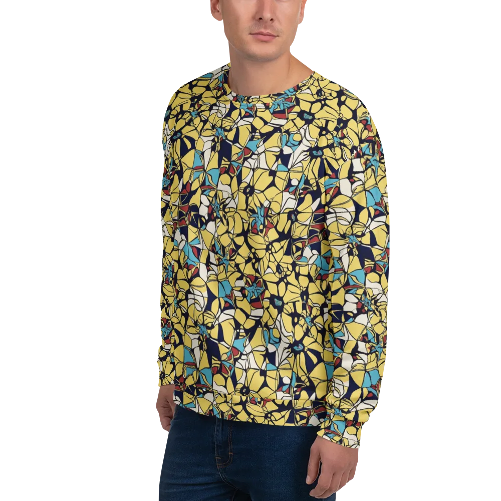 Sunlit Mosaic on Sweatshirt — Left Front