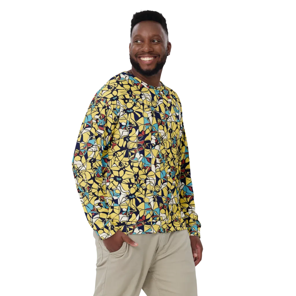 Sunlit Mosaic on Sweatshirt — Front