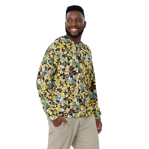 Sunlit Mosaic on a Sweatshirt