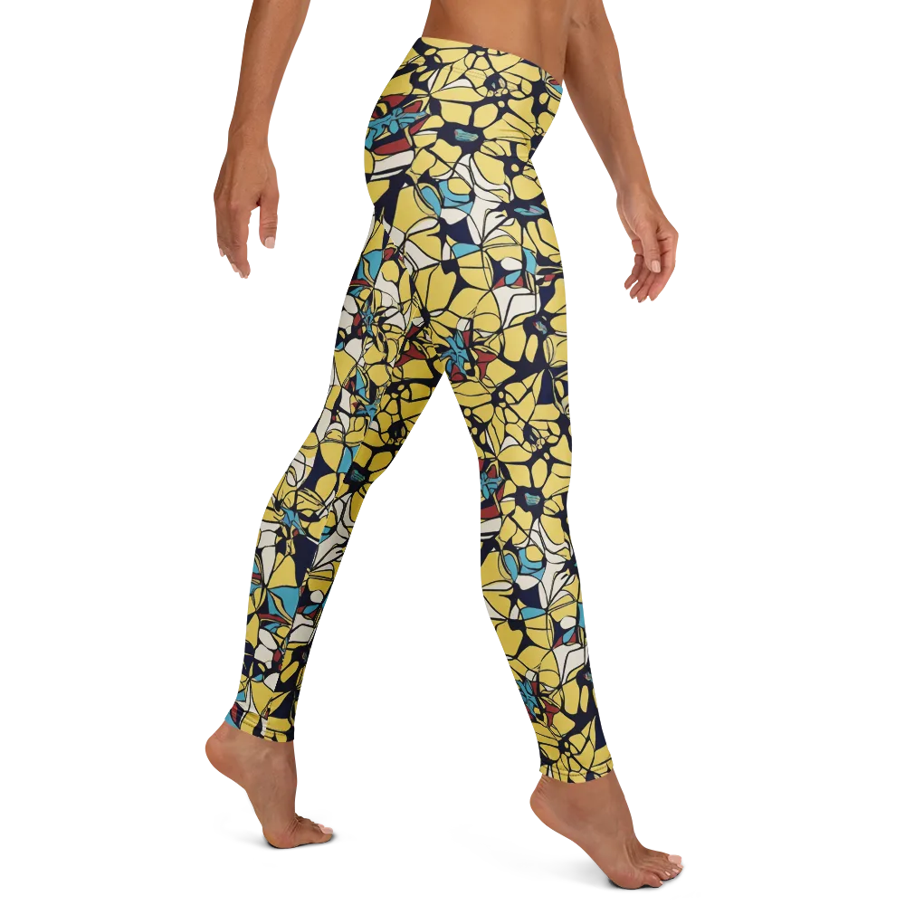 Sunlit Mosaic on Leggings — Right