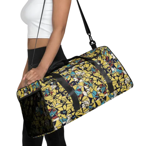 Sunlit Mosaic on a Duffle Bag
