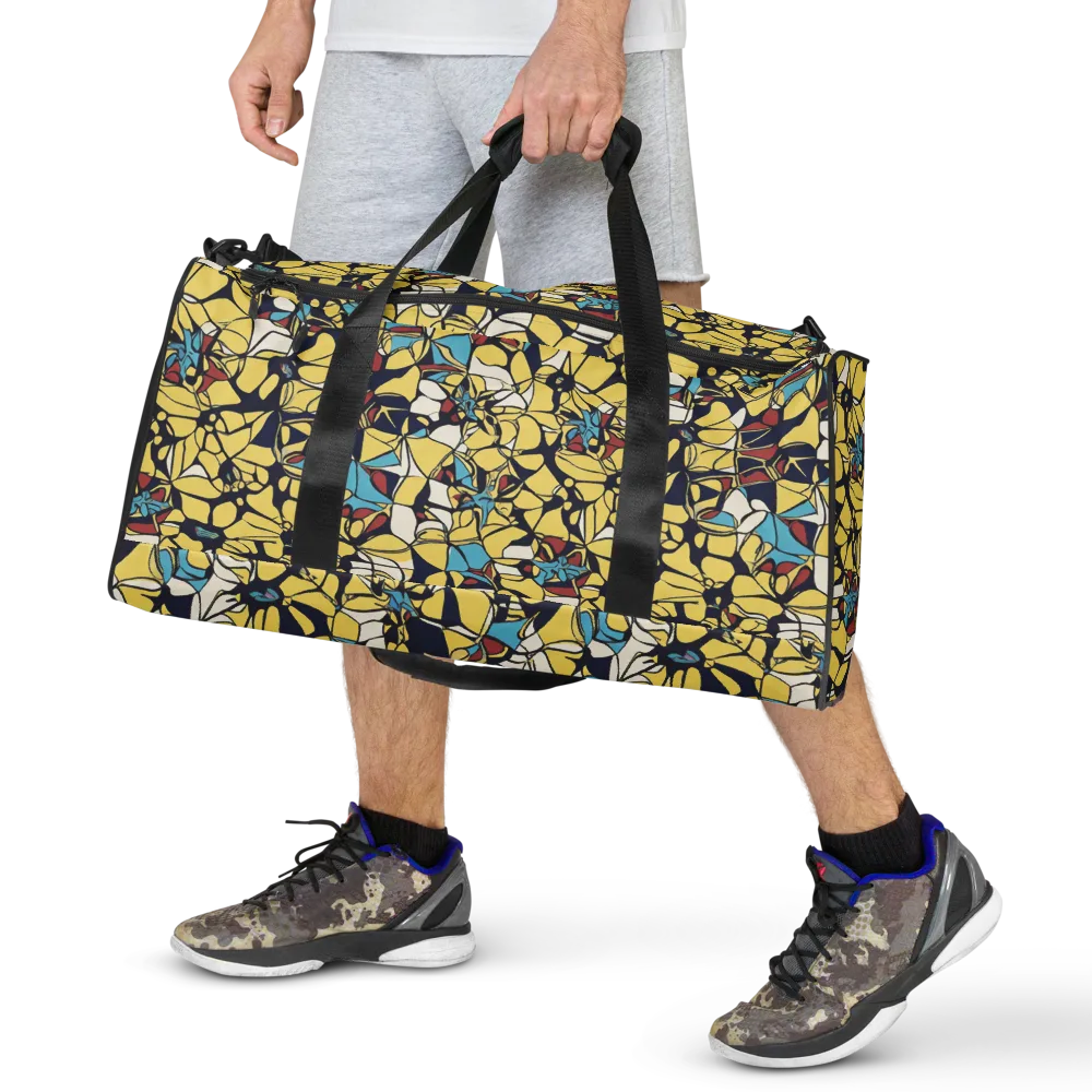 Sunlit Mosaic on Duffle Bag — Front