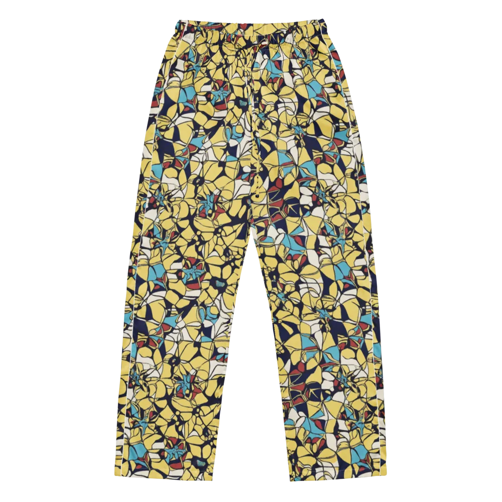 Sunlit Mosaic on Women's Pajama Pants — Front