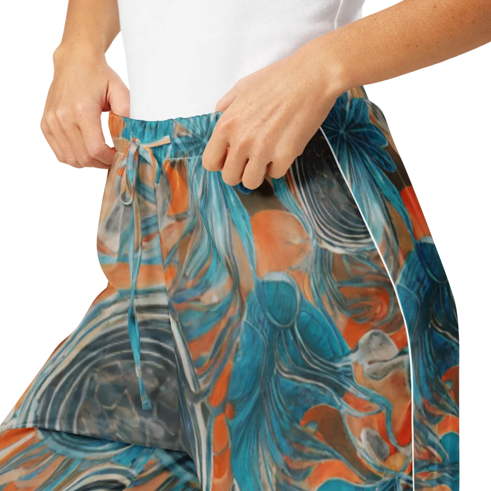 Turquoise Undertow on Women's Pajama Pants — Product details