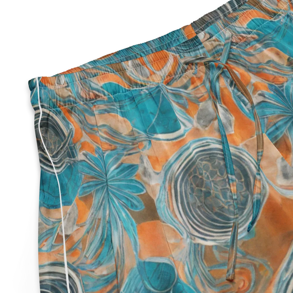 Turquoise Undertow on Women's Pajama Shorts — Product details