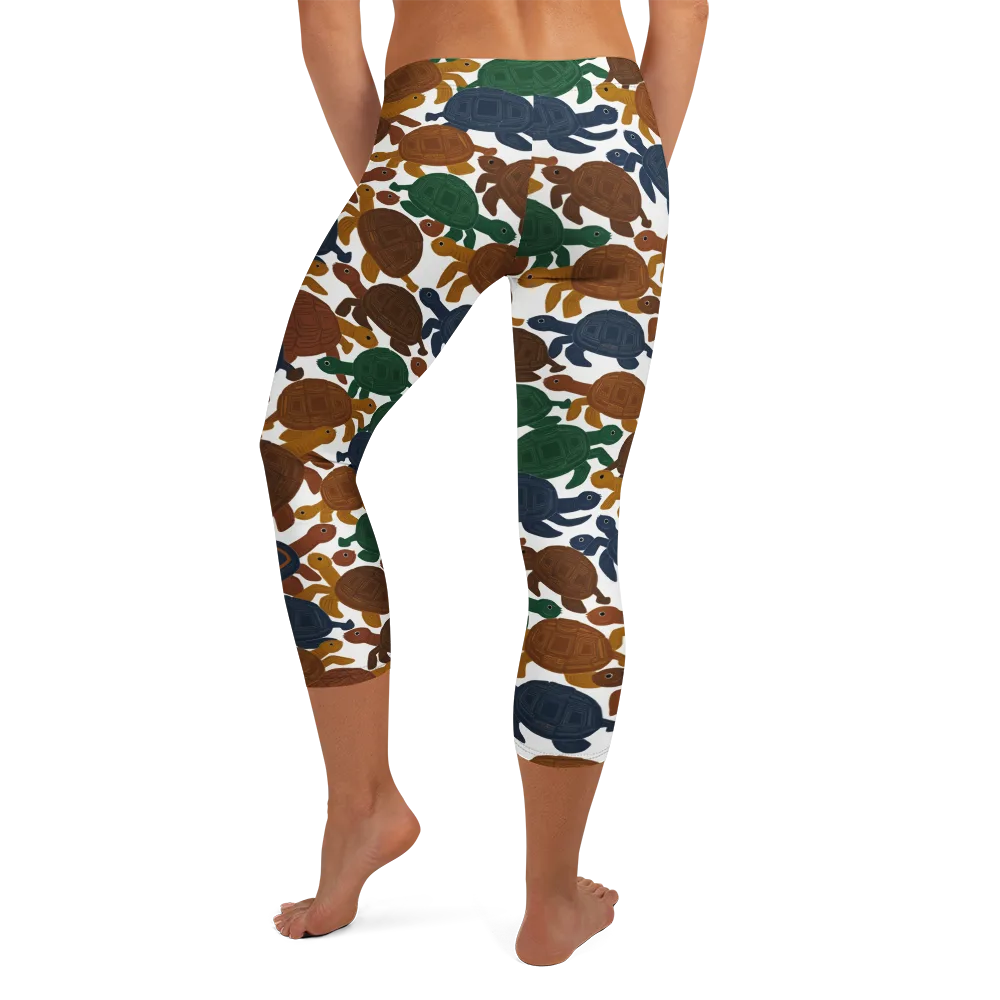 Carapace Club on Capri Leggings — Back