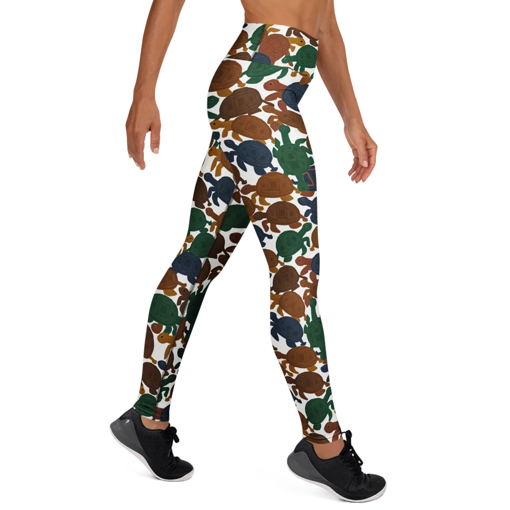 Carapace Club on Yoga Leggings — Right