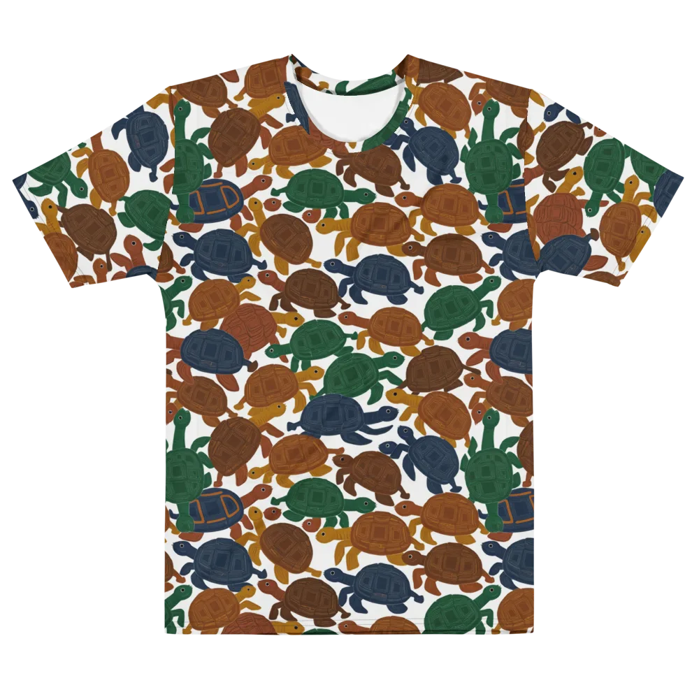 Carapace Club on Men's Cotton Crew Neck T-Shirt — Front