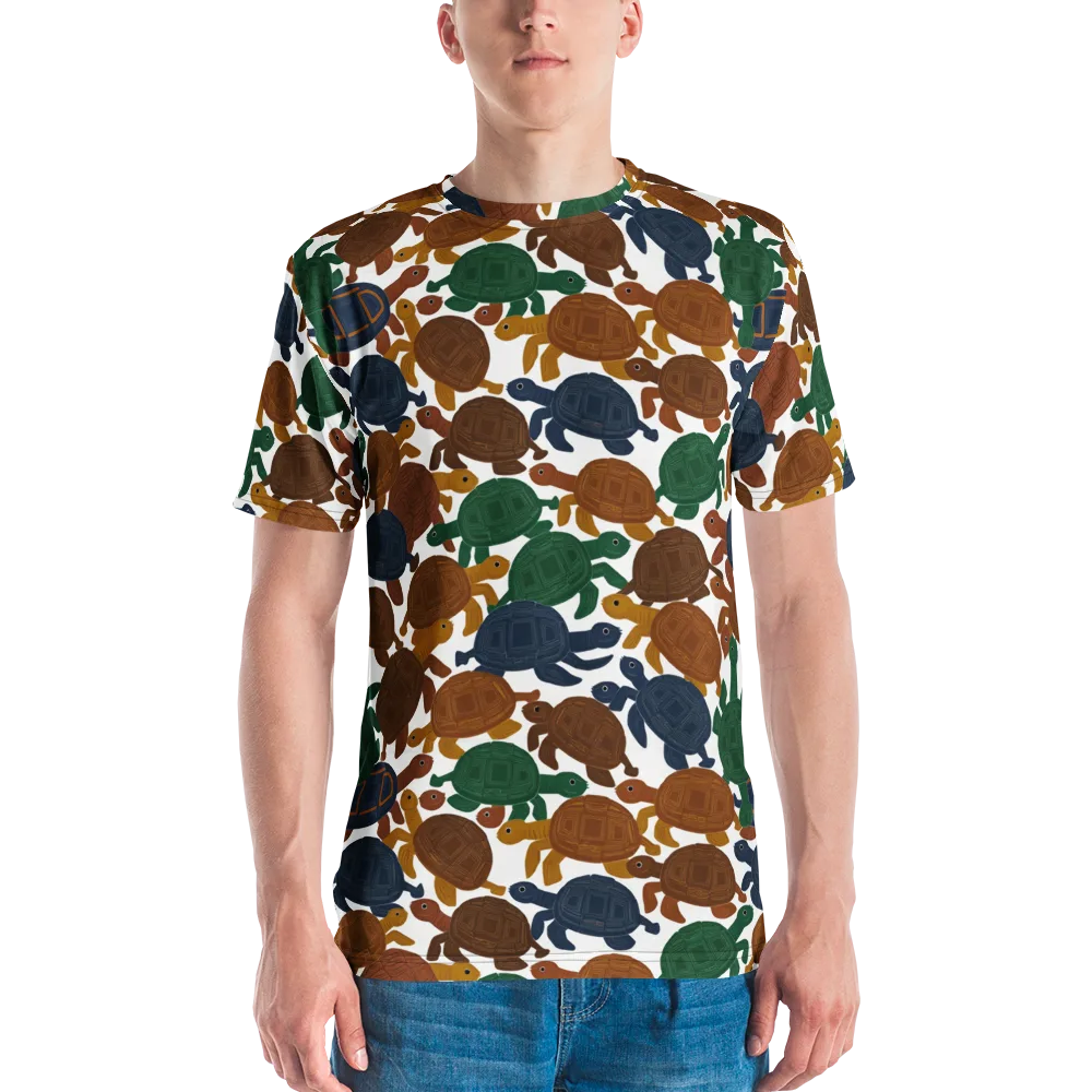 Carapace Club on Men's Crew Neck T-Shirt — Front
