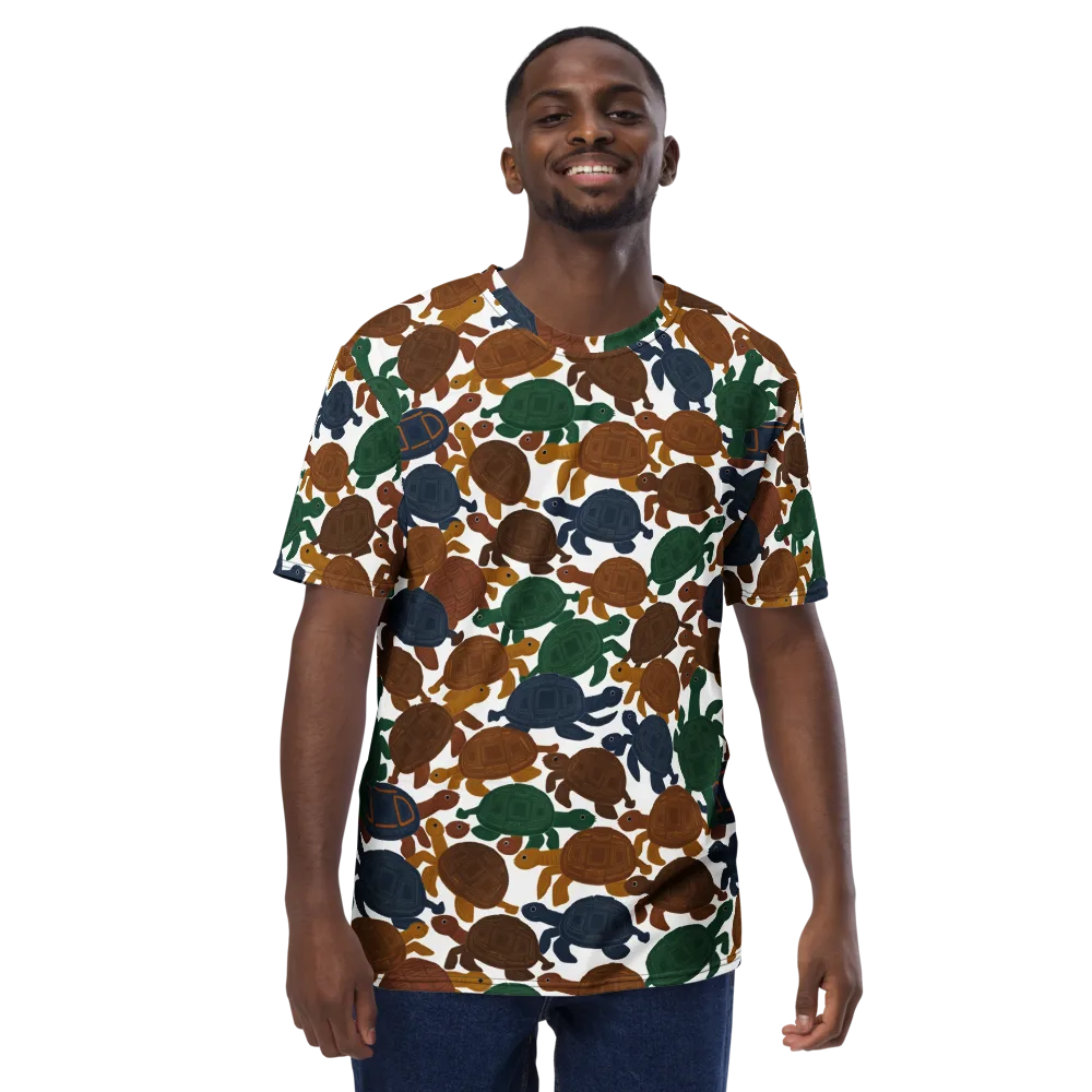 Carapace Club on Men's Crew Neck T-Shirt — Front