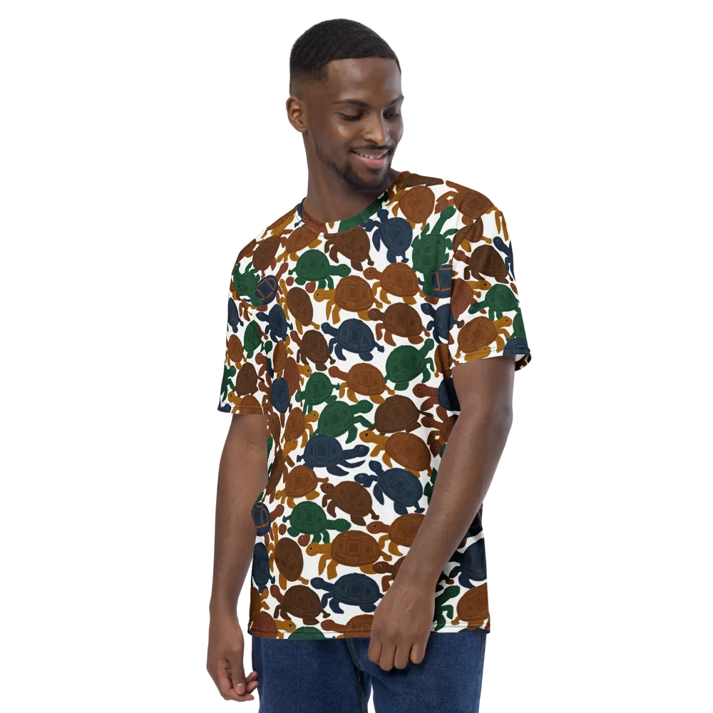 Carapace Club on Men's Crew Neck T-Shirt — Left
