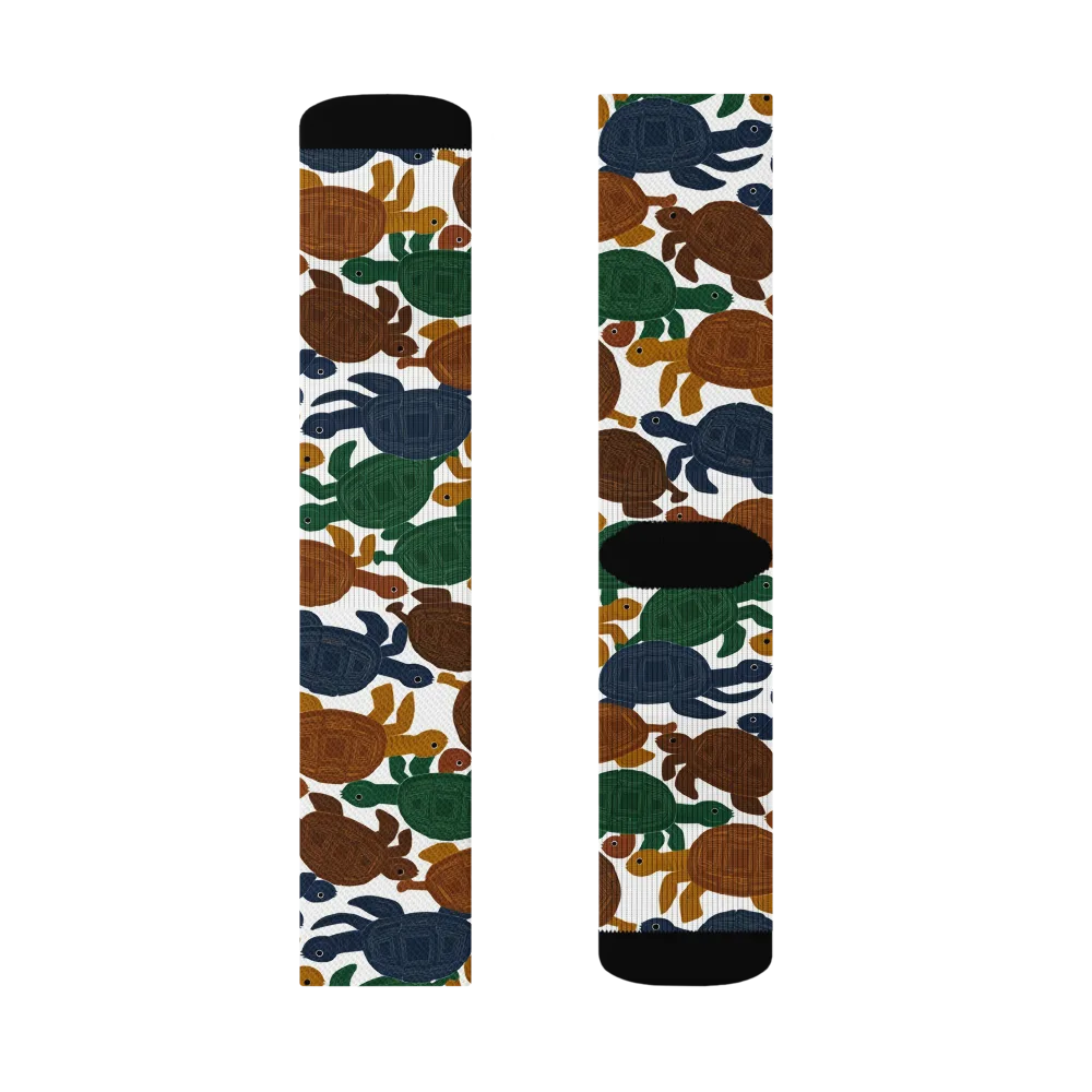Carapace Club on Socks — Left Sock