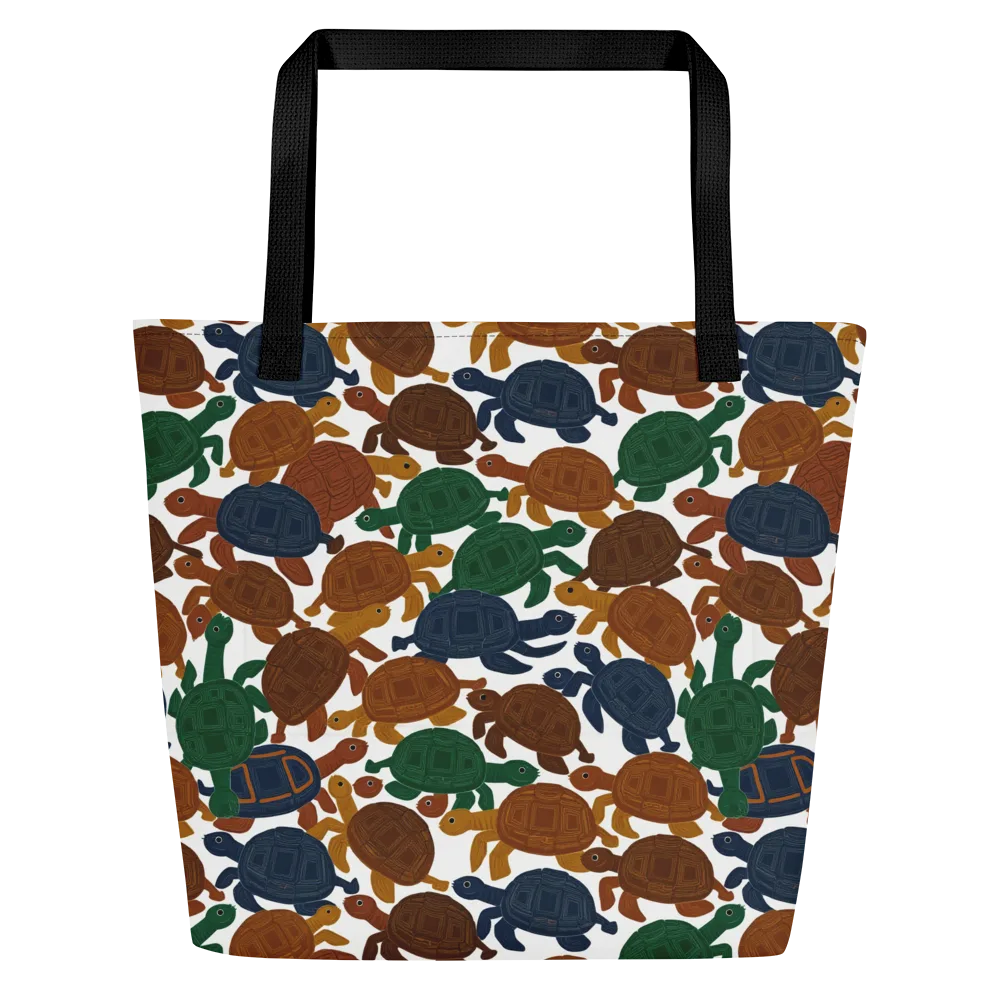 Carapace Club on Large Tote Bag W/ Pocket — Front