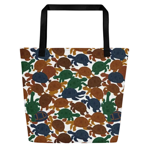 Carapace Club on a Large Tote Bag W/ Pocket