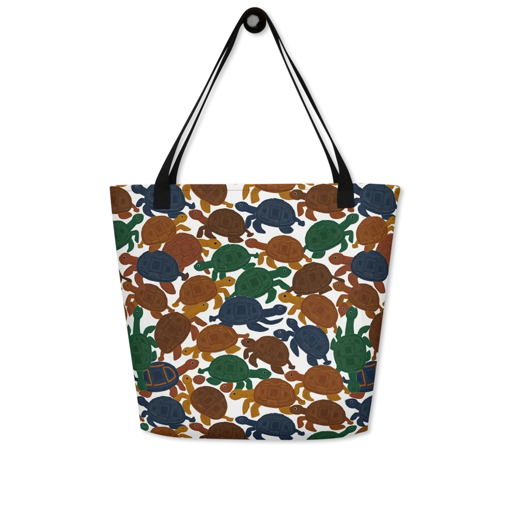 Carapace Club on Large Tote Bag W/ Pocket — Front