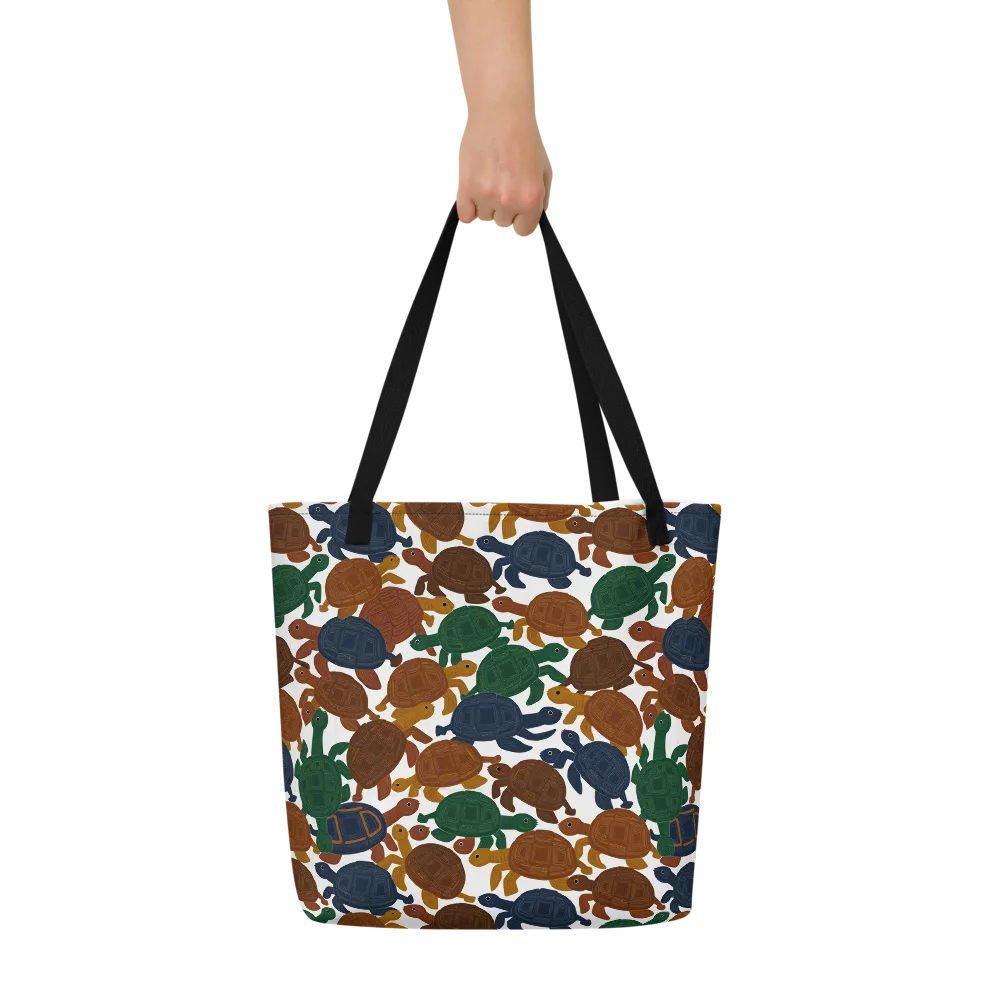 Carapace Club on Large Tote Bag W/ Pocket — Front
