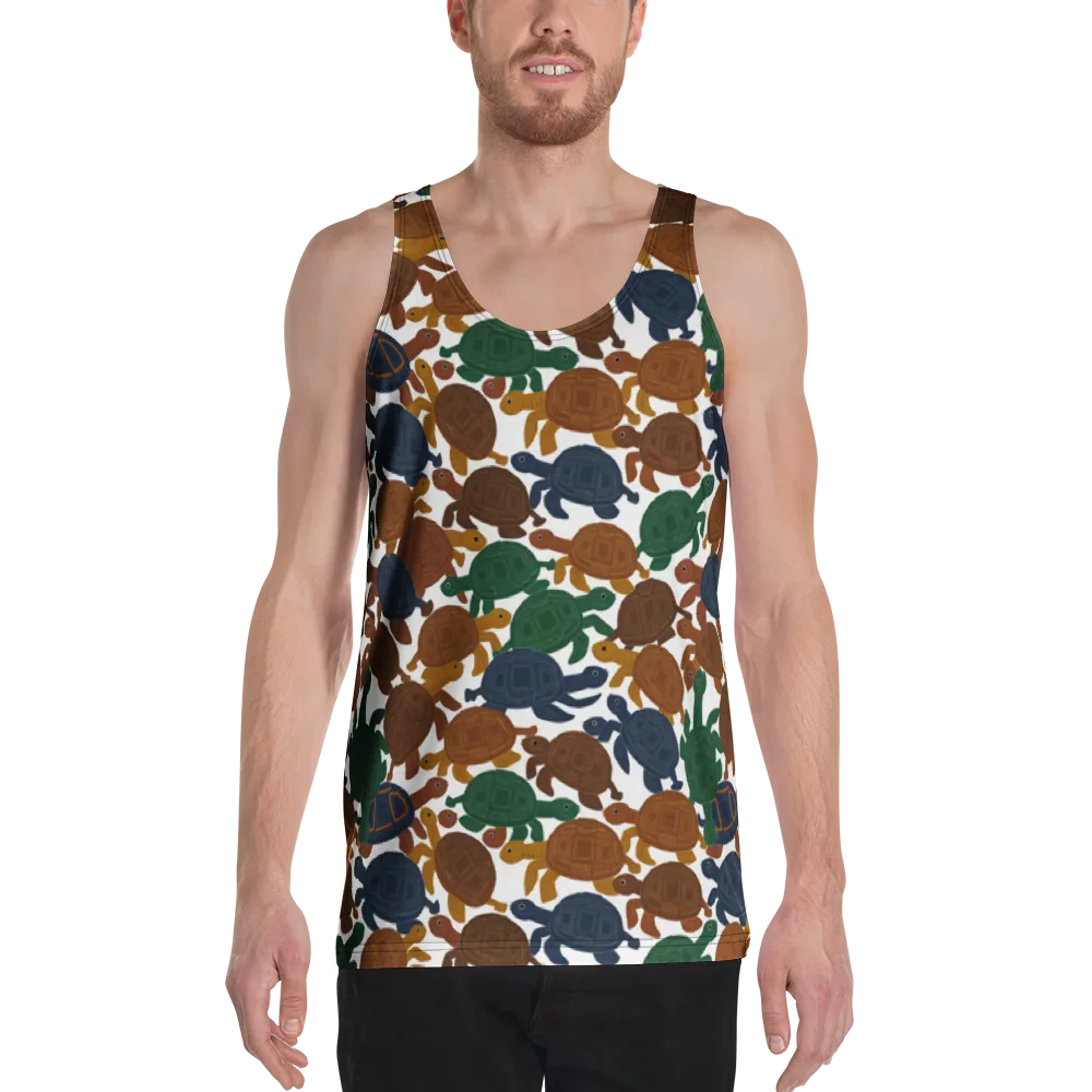 Carapace Club on Men's Tank Top — Front