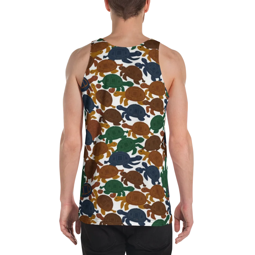 Carapace Club on Men's Tank Top — Back