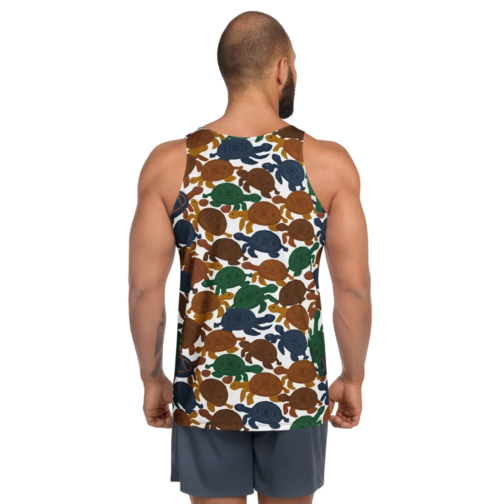 Carapace Club on Men's Tank Top — Back