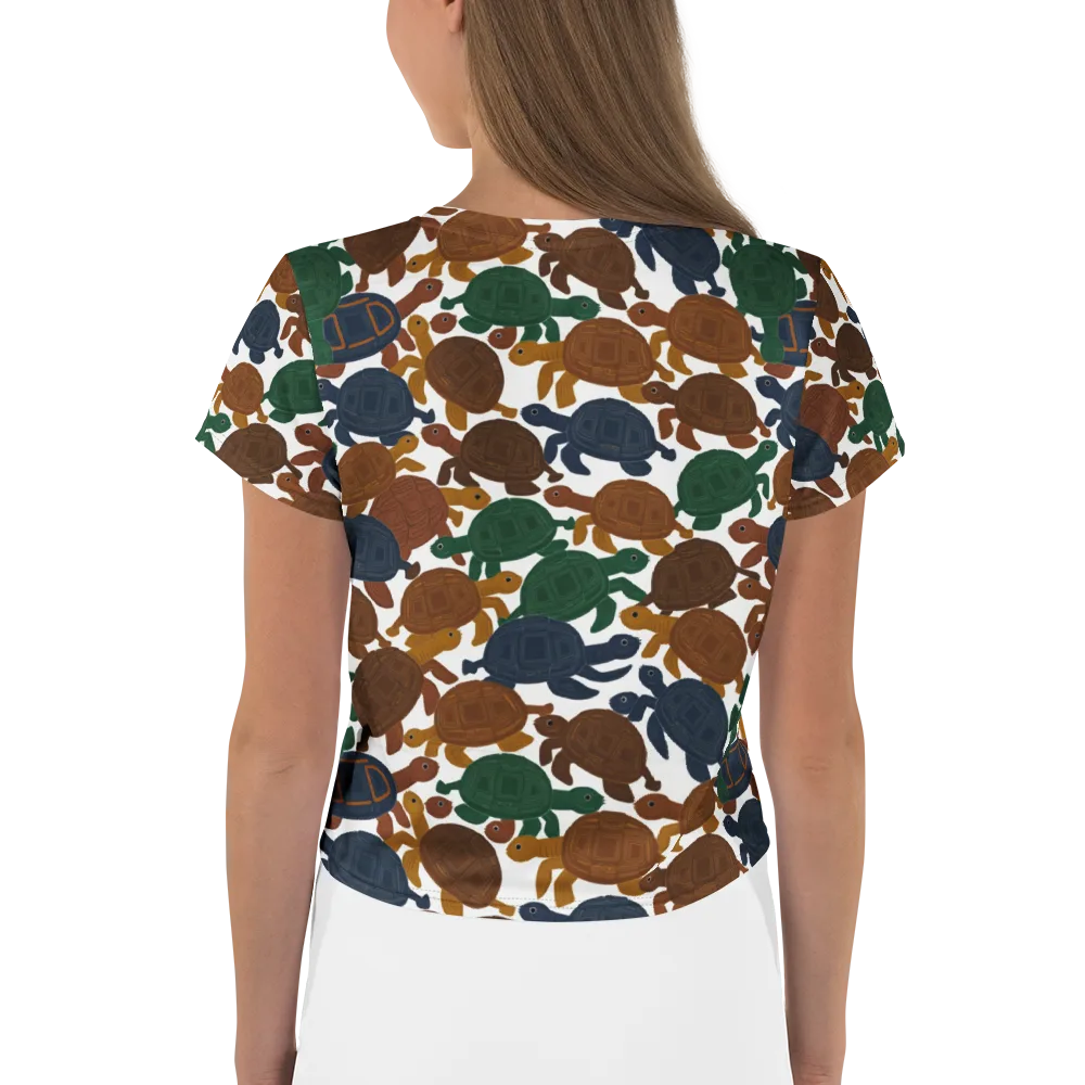Carapace Club on Crop Tee — Back