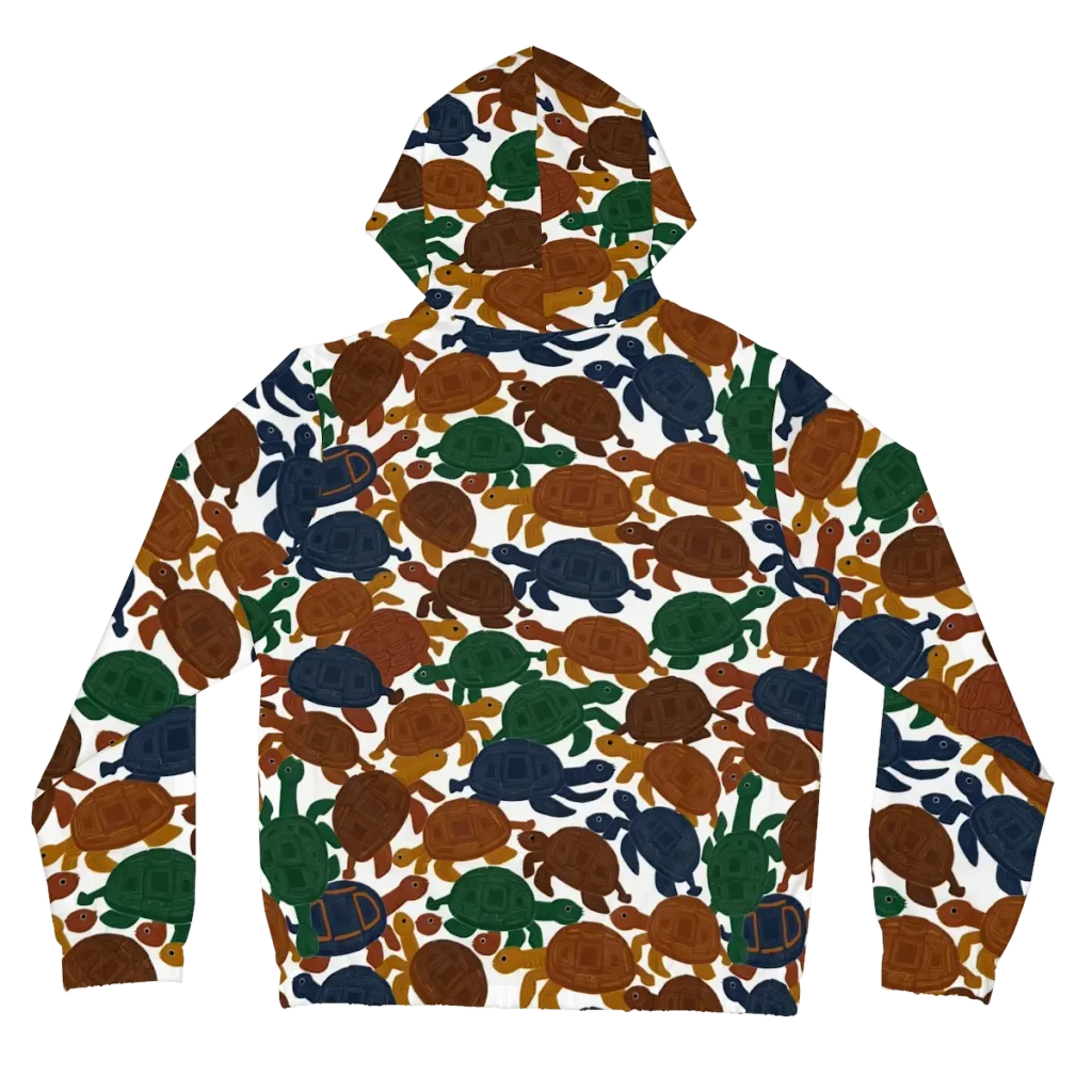 Carapace Club on Women's Full-Zip Hoodie — Back