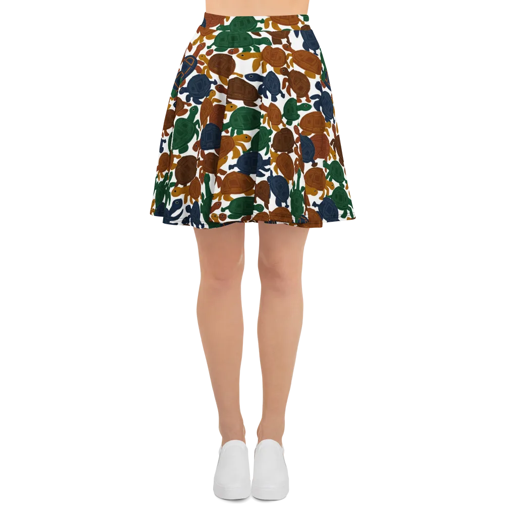 Carapace Club on Skater Skirt — Front