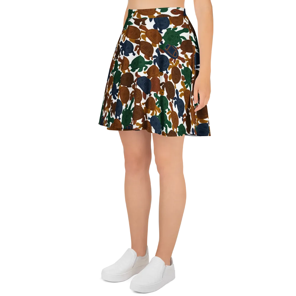 Carapace Club on Skater Skirt — Left