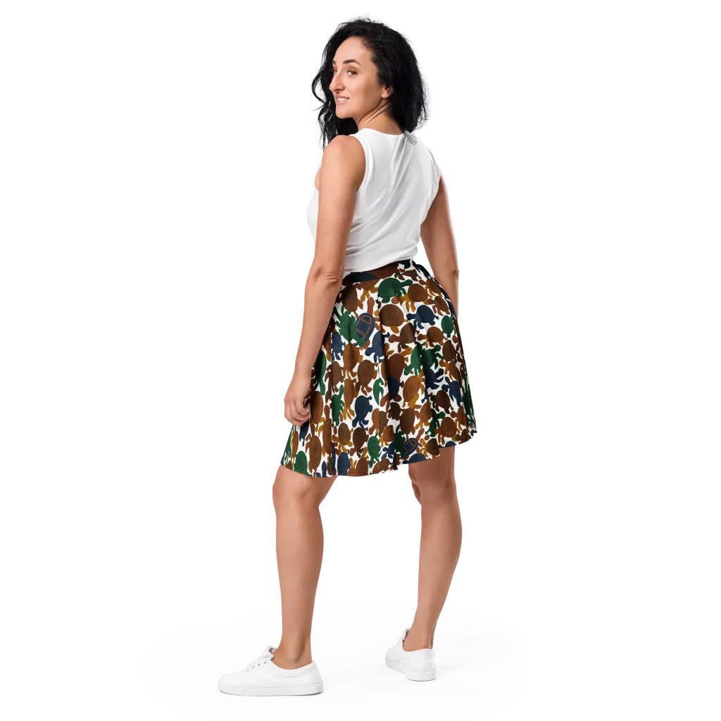 Carapace Club on Skater Skirt — Back