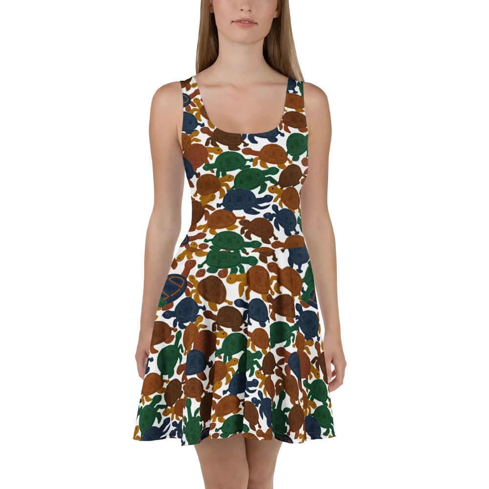 Carapace Club on Skater Dress — Front