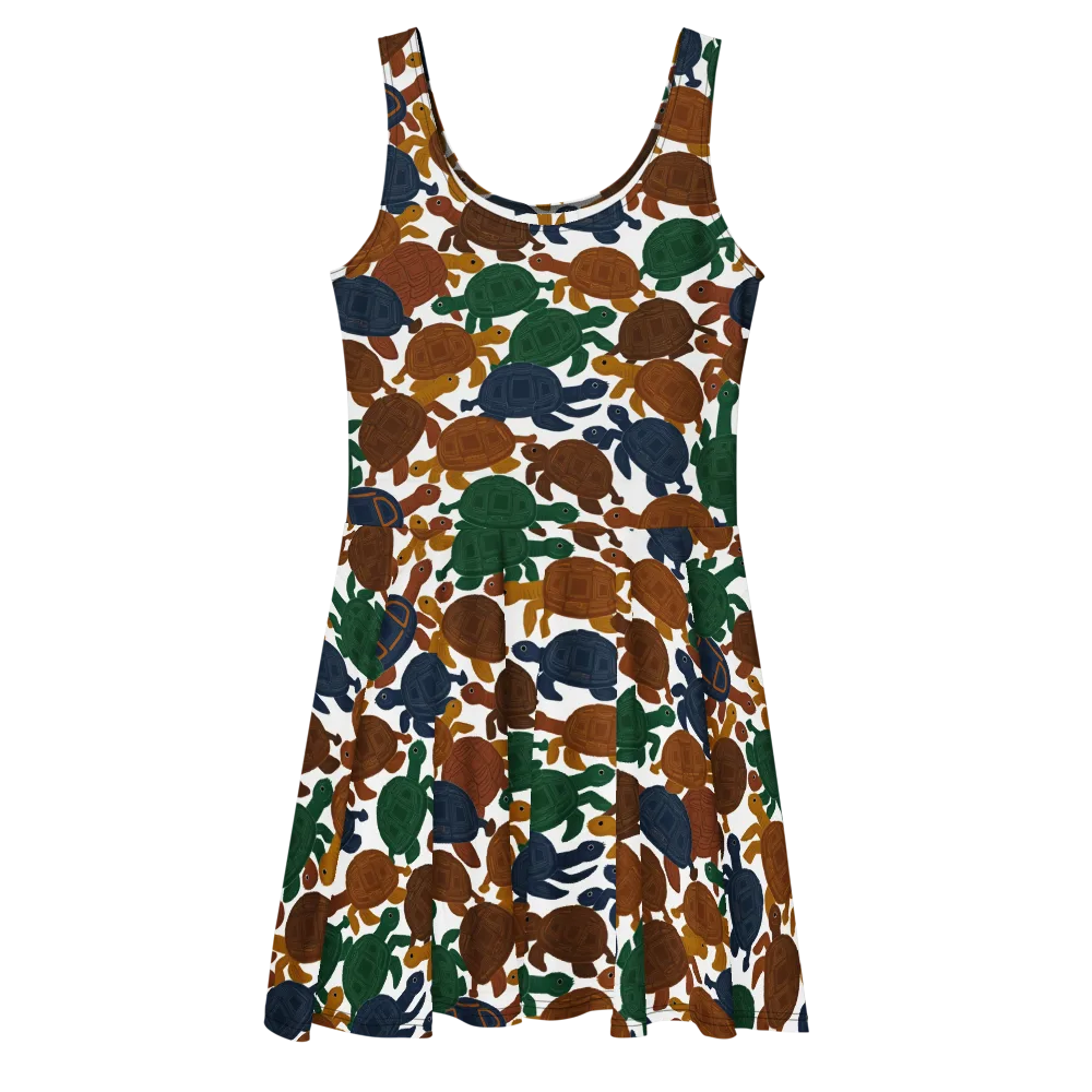 Carapace Club on Skater Dress — Front