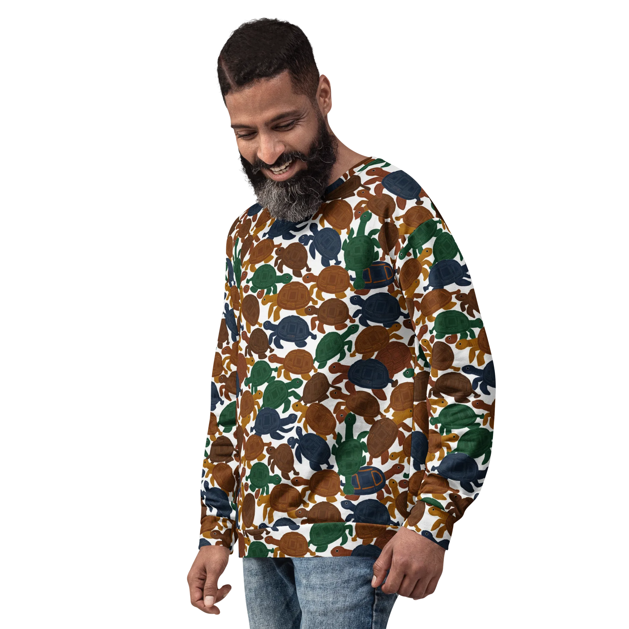 Carapace Club on Sweatshirt — Left Front