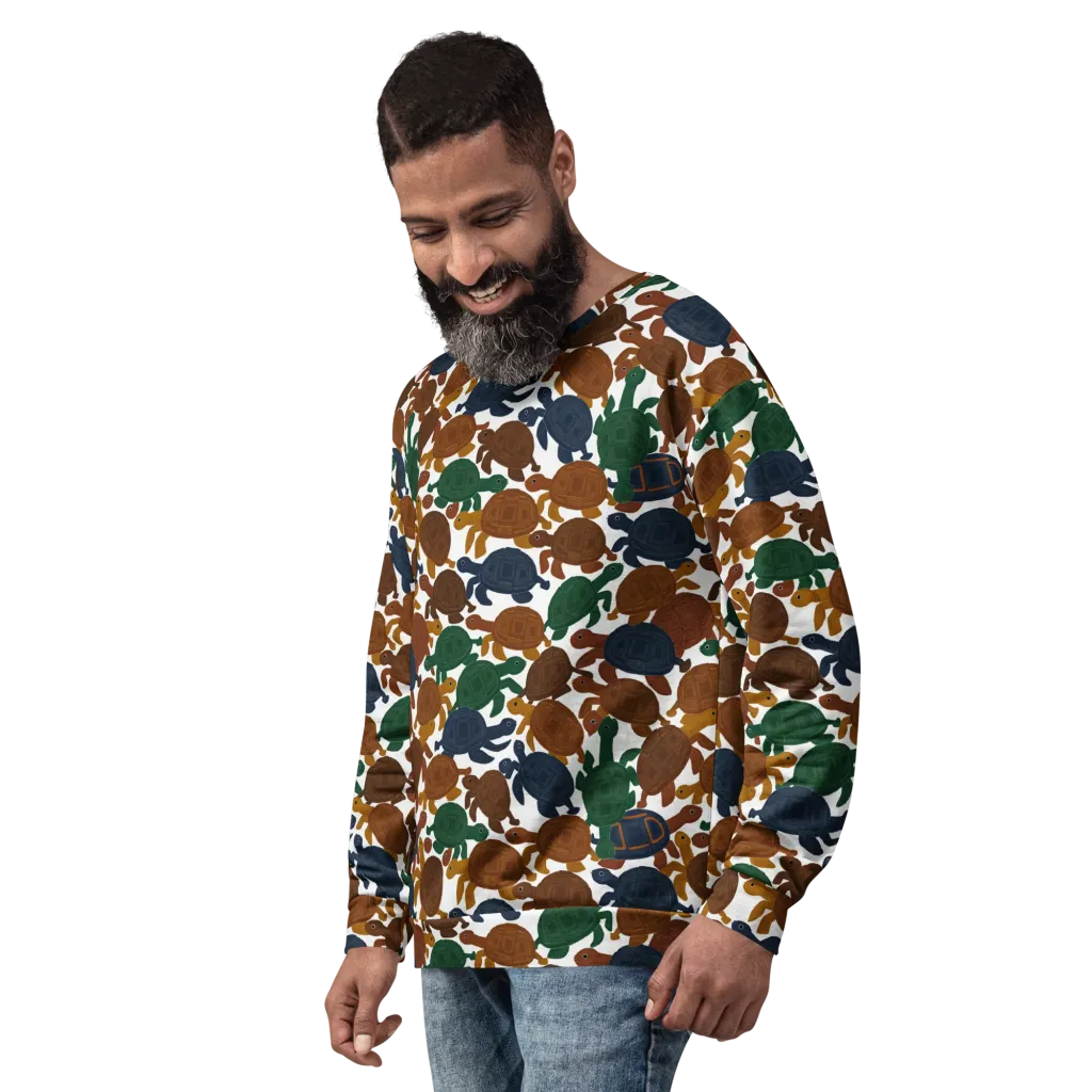 Carapace Club on Sweatshirt — Left Front