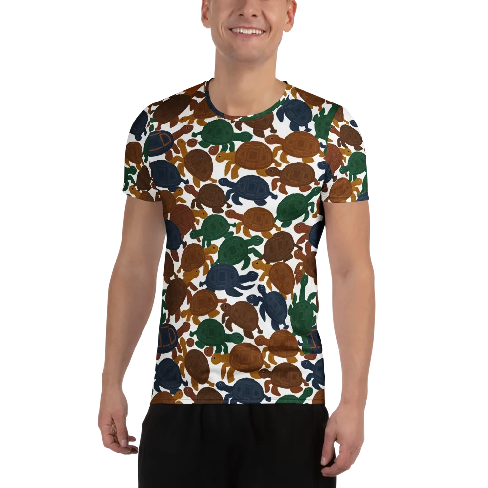 Carapace Club on Men's Athletic T-Shirt — Front