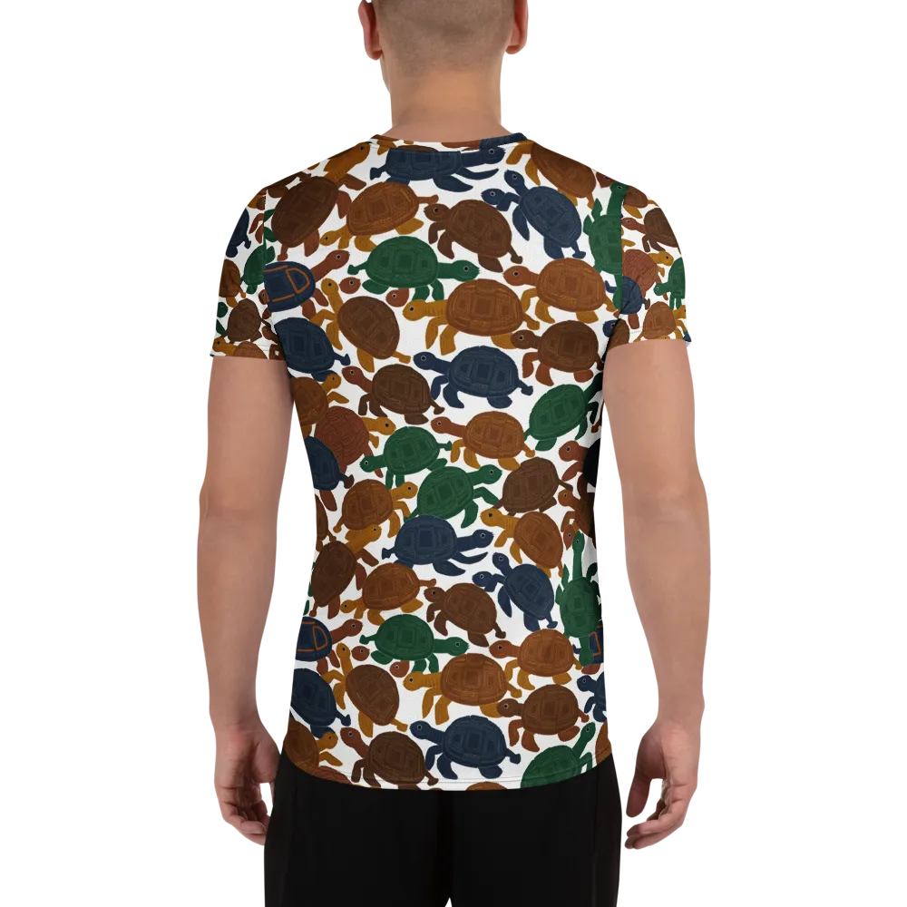 Carapace Club on Men's Athletic T-Shirt — Back