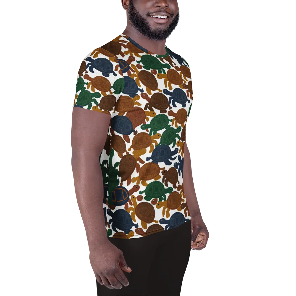 Carapace Club on Men's Athletic T-Shirt — Right