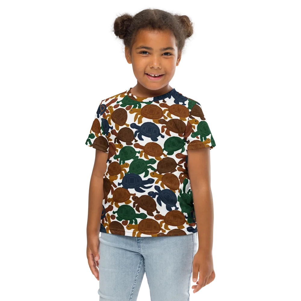 Carapace Club on Kids Crew Neck T-Shirt — Front