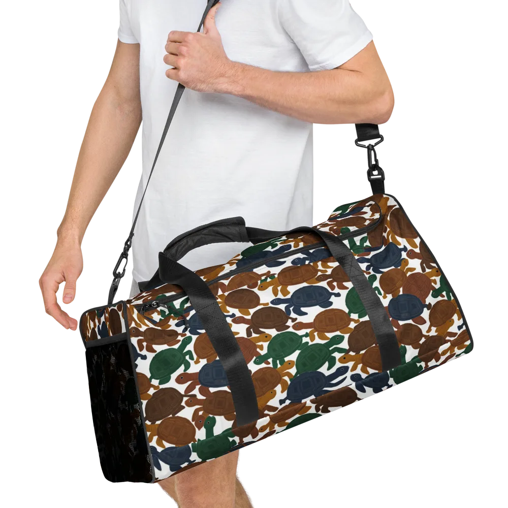 Carapace Club on Duffle Bag — Right Front