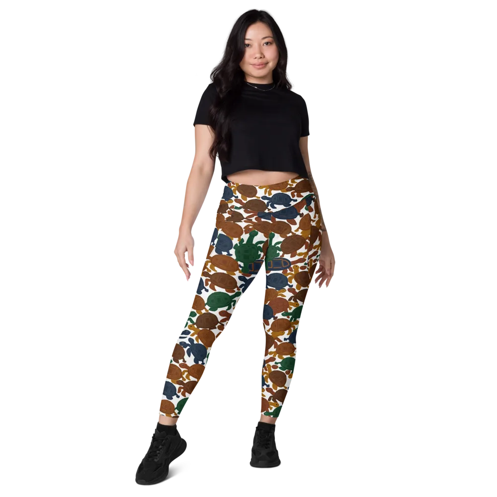 Carapace Club on Leggings with Pockets — Front